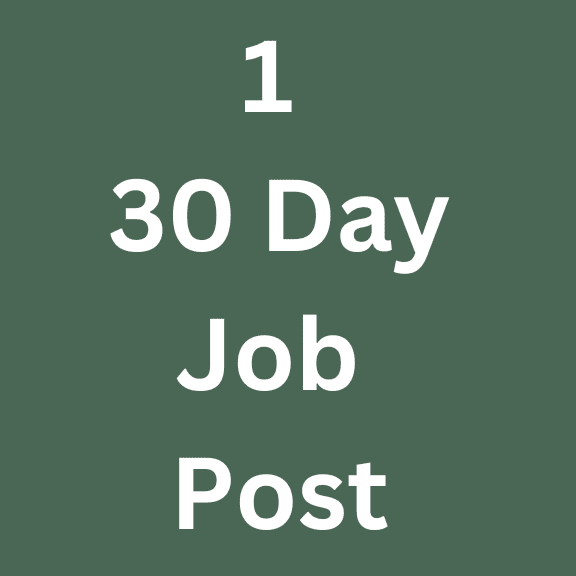1 30 day Job Post