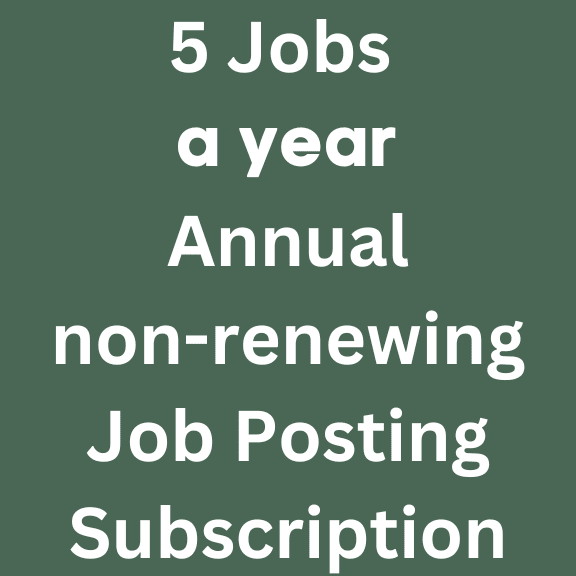 5 jobs a year Annual Job package subscription label